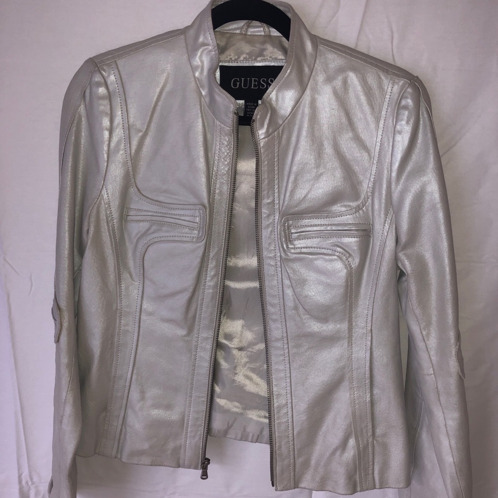 Guess (Genuine Leather Jacket)